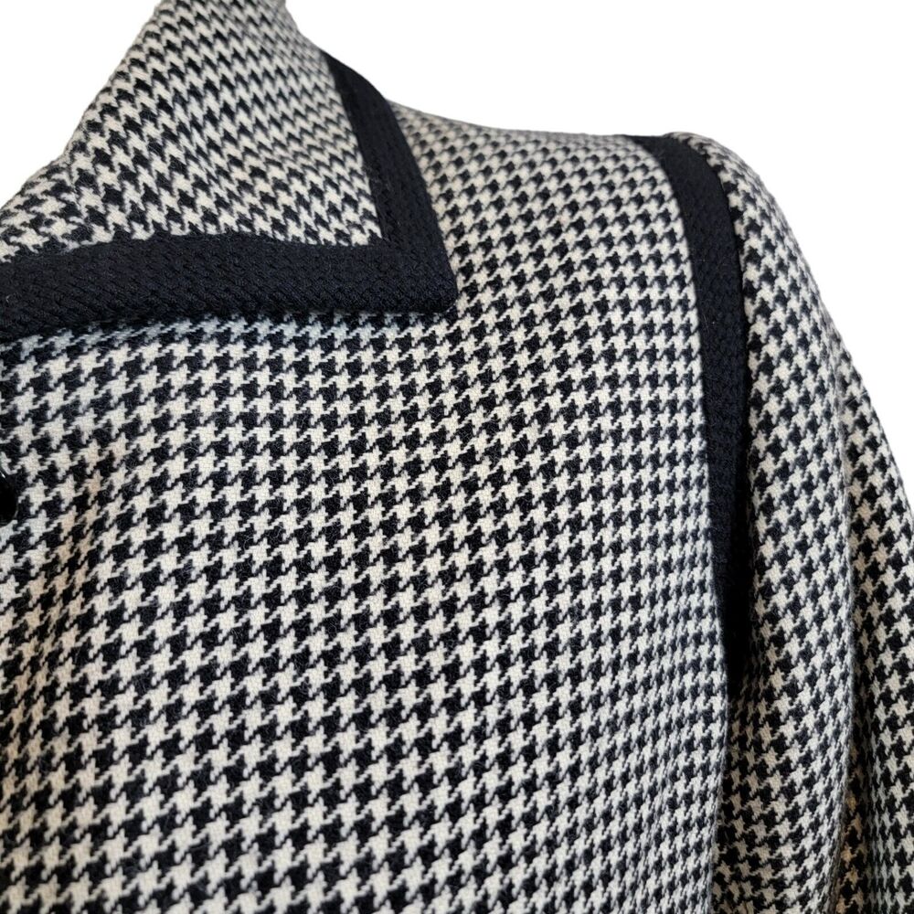 Yves Saint Laurent Suit Womans 36 Black & White Houndstooth Vintage 2 Pc. Suit - Picture 6 of 13